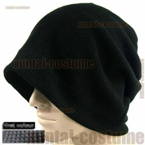 Japan imported fabric light cotton cap knitted hat big head big face thin autumn winter air conditioning cold hat loose