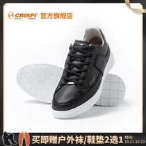 CRISPI grain leather outdoor shoes mens light and breathable non-slip wear-resistant hiking shoes autumn new products