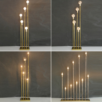 Wedding props 10 golden reed lights wedding Dragon Ball Road guide light stage stage layout Dragon Ball light road guide