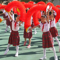 Large-scale sports games Dance gymnastics props opening admission ceremony performance performance colorable wreath hand flip flower promotion