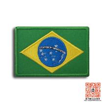 Brazilian flag Brazilian jiu-jitsu bjj cloth patch embroidery label Road clothes Team clothes patch embroidery chapter Personality accessories