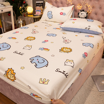 Cotton bed single piece Simmons protective cover cotton children cartoon cute bedspread mattress cover all-inclusive sheets