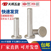  M2M2 5M3M4M5M6 GB109 Stainless steel 304 Flat Head Rivets Solid Rivets Hand Percussion Rivets