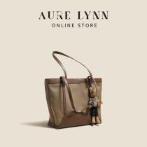 (Li Wei) romantic years A121123 nylon butote bag female cowhide large capacity shoulder bag commute
