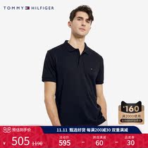 Tommy 21 new spring and autumn mens youth popular cotton small embroidered standard short sleeve polo shirt 17845