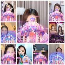 Douyin live broadcast room lottery blind box gift gift time travel dream flower sea castle secret place Carnival