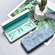 Glasses case Mens portable anti-pressure advanced sense ins Japanese Womens lightweight eye storage box Sun sunglasses box