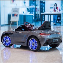 Childrens electric car four-wheel with remote control car Childrens baby Net red sports car toy car can be charged by people