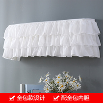 Lace fabric princess air conditioning cover dust cover wall-mounted simple hang-up cover Gree beauty bedroom air conditioning cover