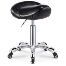 Big stool Saddle stool Hair salon hair cutting chair Lift rotary beauty stool round stool Hair salon barber chair