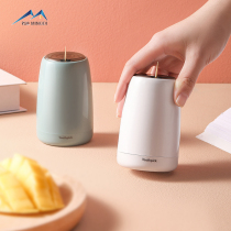 Automatic toothpick box creative Nordic home press type high-end restaurant portable toothpick barrel toothpick jar