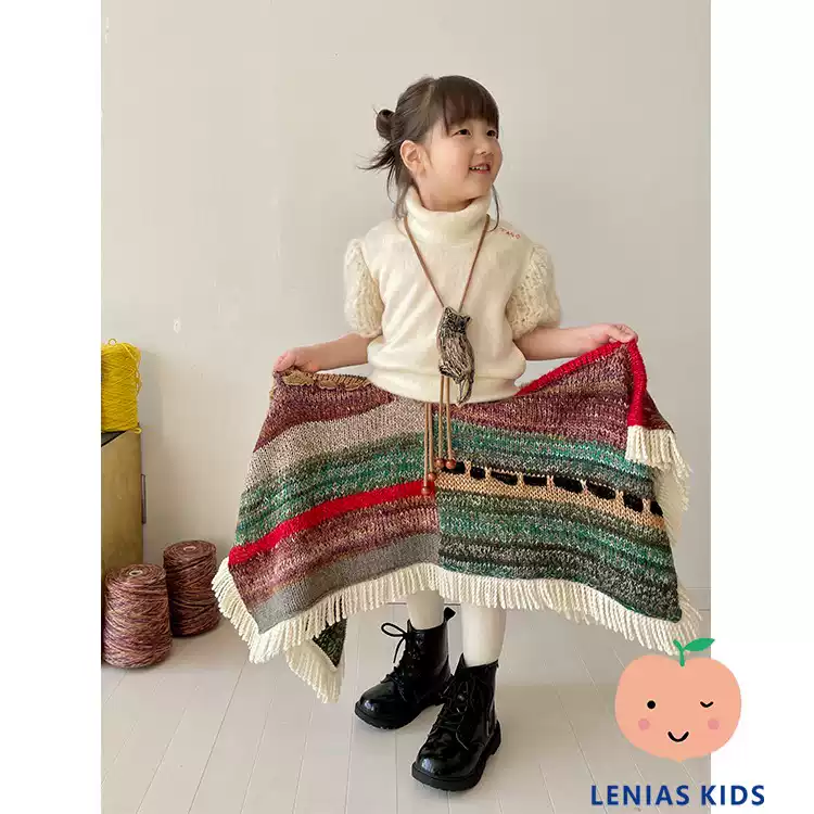 lenias LN家 tago22AW秋冬 针织上衣＋复古针织半身裙