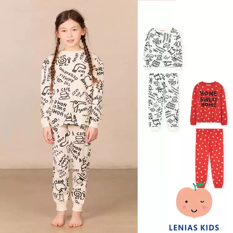 Lenias LN家 西班牙 TAO24AW秋冬 圣诞款可爱居家服套装