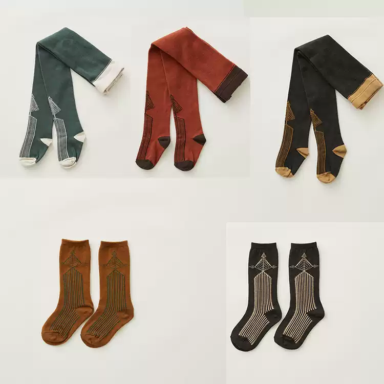 lenias LN家 eLfinFolk 21AW秋冬 多色选柔软中筒袜+裤袜