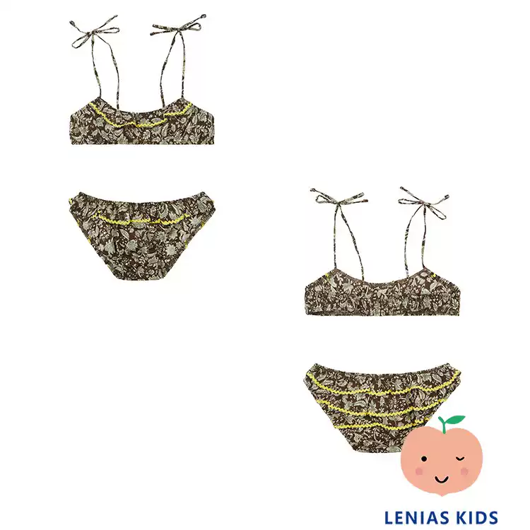 lenias LN家 CARAMEL 22SS春夏 花色沙滩度假泳衣套装
