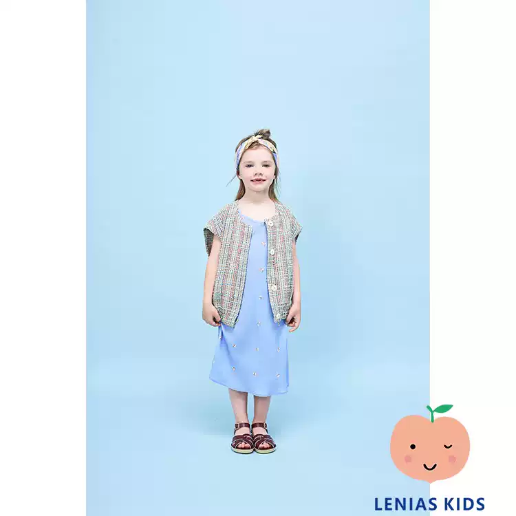 lenias LN家 Paade mode22SS春夏 复古小香风马甲外套