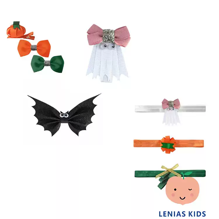 lenias LN家 milledeux22SS春夏儿童南瓜万圣节发夹发饰