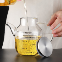 Light oil bottle pot glass large and small kitchen oil pot pot vinegar pot vinegar pot soy sauce bottle household leak-proof oil pot