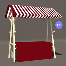 Market stall wooden activity scaffolding mall shopping cart flower rental night market stall folding market Display rack