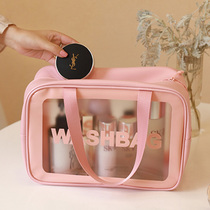 Cosmetic bag female portable large capacity 2021 new large portable toiletries Super fire travel bag storage small bag