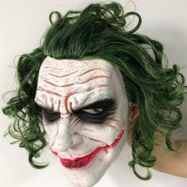 Batman Heath Ledger Glowing Joker Horror Ghost Mask Full Face Halloween cosplay Headgear Man
