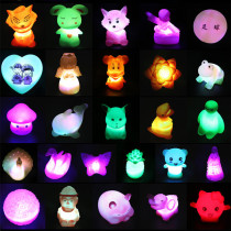 Childrens flash small toy stall Colorful flash light small night light wholesale night market square ring ring