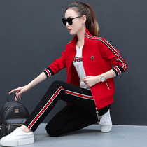361 sportswear suit women Spring and Autumn New Jordano fashion loose size casual sweater three-piece cotton