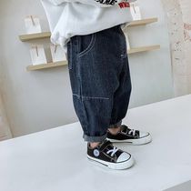 Xiao Jigu 2021 New Product ~ boys and boys pants autumn jeans children children radish pants tide Children 3