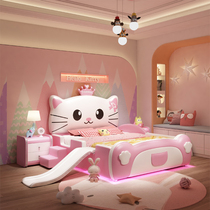 Childrens bed girl princess bed Girl dream Castle baby bed with fence Girl bed Princess room Childrens furniture