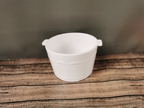 Double Ear Meal Barrel Melamine Imitation Porcelain Plastic Binaural Dining Bucket Bamboo Choreography Color White Rice Bucket Commercial Hotel
