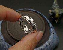 Alloy woven ring inner diameter 18 2mm weight 10 1G j