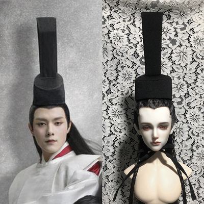 taobao agent BJD imitation chess soul hat 3 -point uncle with ancient style Japanese kimono clothing costume hat to take pictures props