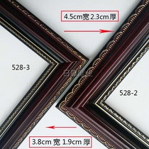 European style solid wood photo frame line frame border cross embroidery frame diamond frame frame mirror 528