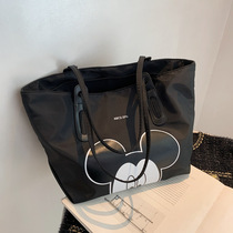 Canvas Bag Mommy Bag 2021 New Fashion South Korea Cartoon Cartoon Handbag Large Capacity Single Shoulder Tote Bag