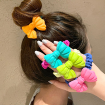 South Korea East Gate with fluorescent color bow colorful color color color color ball hair jewelry Princess Japanese and Korean travel headgear