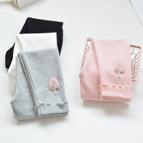 Girl Beats Bottom Pants Spring Autumn Slim Fit Outside Wearing Foreign Air Children Pants 2021 New Pure Cotton Summer Dress CUHK Child Long Pants
