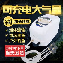 Purliba oxygenator High-power AC and DC dual-use charging portable oxygen pump for selling fish Oxygen pump