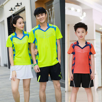 New table tennis suit set for men and women Adult Children table tennis suit short sleeve competition training suit sportswear