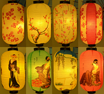 Japanese Restaurant Restaurant Hotel Decorative Paper Lantern Japanese Ukiyo-e Beauty Figure Paper Lantern Fashion Mid-Autumn Lantern