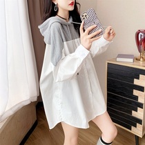 Pregnant Woman Blouse Spring Dress 2022 New Gestational Woman Dress Spring Autumn Style Long Sleeve Shirt Mesh Red Trendy Out New Suit