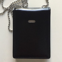 Bead chain ID clip card bag drivers license driving license license card holder card bag multi card position wallet