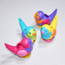 Children play musical instruments exercise lung capacity multi-color water can blow out bird whistles
