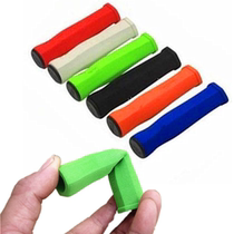 Bicycle handle cover mountain bike sponge handle cover bicycle anti-skid handle handle dead speed color vice handle