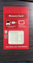 Memory card neutral double card packaging box TF SD double card packaging box red double card packaging flash card packaging