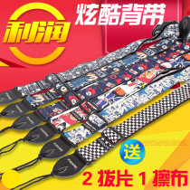 Guitar strap Acoustic guitar strap Electric guitar Electric bass Bass strap Canvas Student mens and womens guitar strap