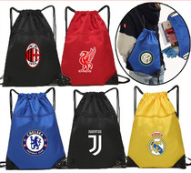 Chelsea Liverpool Barcelona storage drawstring backpack ac Milan Real Madrid Corset pocket Juventus shoe bag