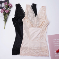 Summer thin belly waistcoat women's body-shaping top postpartum body-shaping body-slimming inside