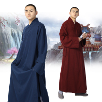 Shangyuan summer new ice silk gown gown long shirt monk clothing gown gown gown gown monk robe monk clothing thin paragraph