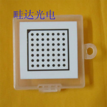 Ceramic dot calibration plate 20X20mm effective area machine vision calibration calibration block
