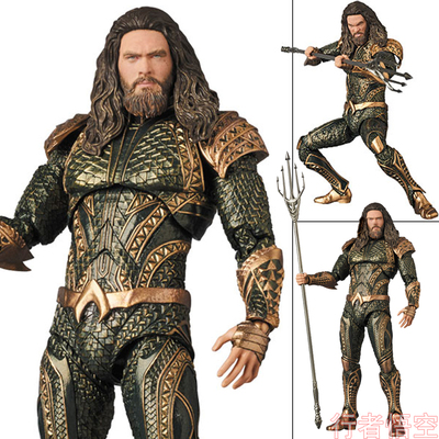 taobao agent MAFEX Justice Alliance Neptune Movie version Aquaman Water Halberd DC DC Moving Puppet Model